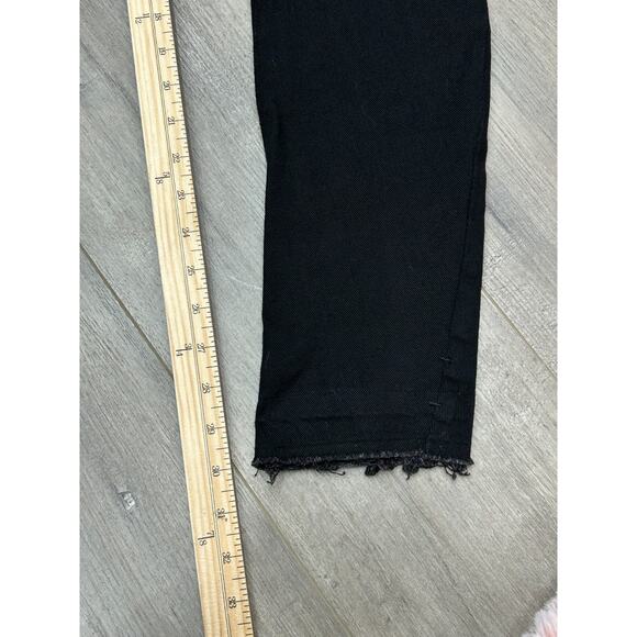 One Teaspoon Women's Black Scallywags Frayed Hem Skinny Jeans Size 26 NWT - Picture 2 of 9